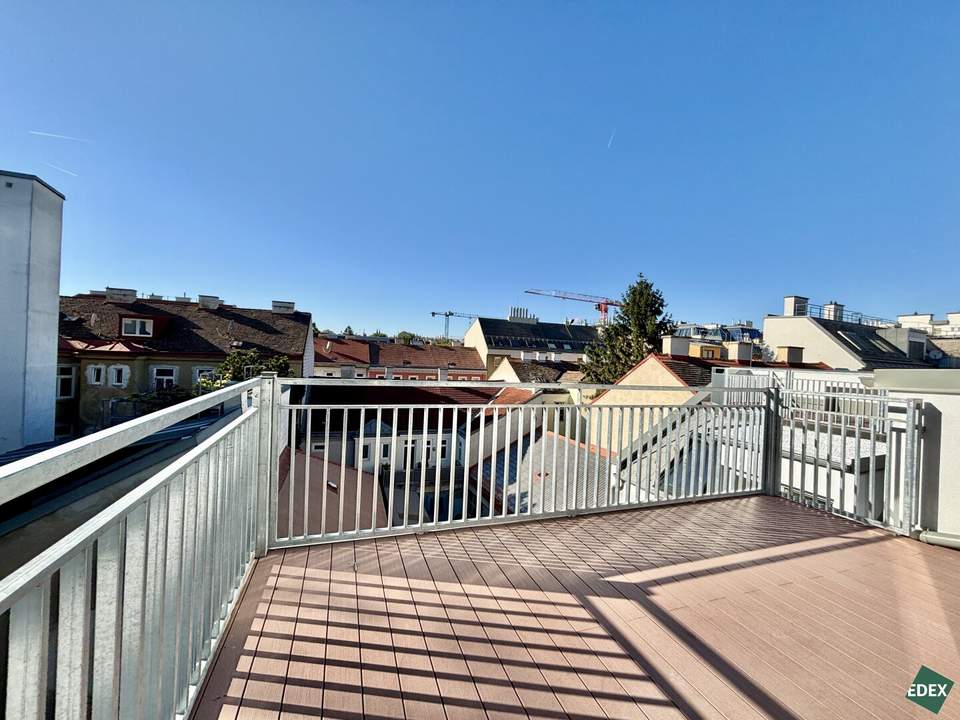 Am Kutschkermarkt | Exklusive Dachgeschoßwohnung mit Dachterrassen und Balkon