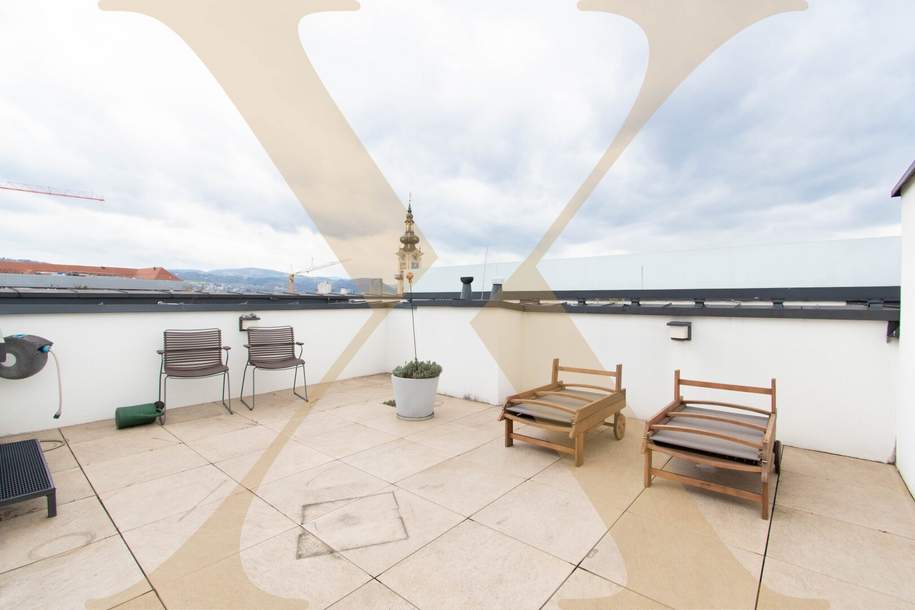Hochwertige 3-Zimmer-Maisonettewohnung inkl. Dachterrasse in Linzer Bestlage an der Promenade zu vermieten!, Wohnung-miete, 2.631,86,€, 4020 Linz(Stadt)