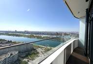 DANUBE FLATS | Exklusive vollmöblierte 2-Zimmer-Wohnung mit Skyline-Blick | Fitness, Pool und Spa