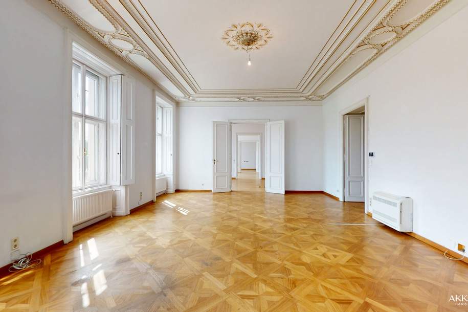 Repräsentatives Büro direkt am Karlsplatz in der Belle Etage, Gewerbeobjekt-miete, 8.756,38,€, 1010 Wien 1., Innere Stadt