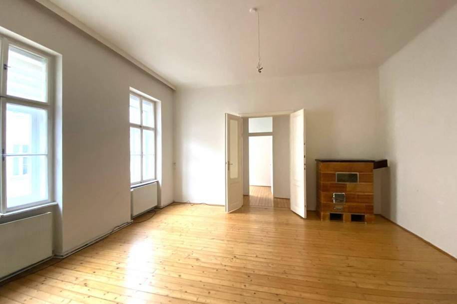 Viel Platz für die Familie oder WG: 4-Zimmer-Altbau-Wohnung im Hundertwasserviertel, Wohnung-miete, 1.859,88,€, 1030 Wien 3., Landstraße