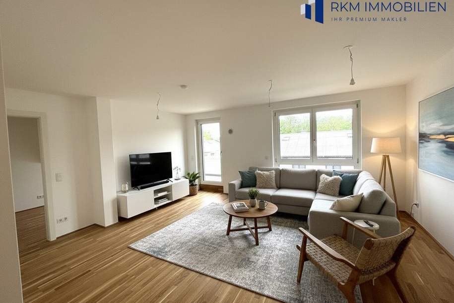 Moderne 2-Zi Erstbezugswohnung mit Balkon und Terrase, Garage in 1220 Wien mit klimaaktiv Bronze Zertifikat, Wohnung-kauf, 340.000,€, 1220 Wien 22., Donaustadt