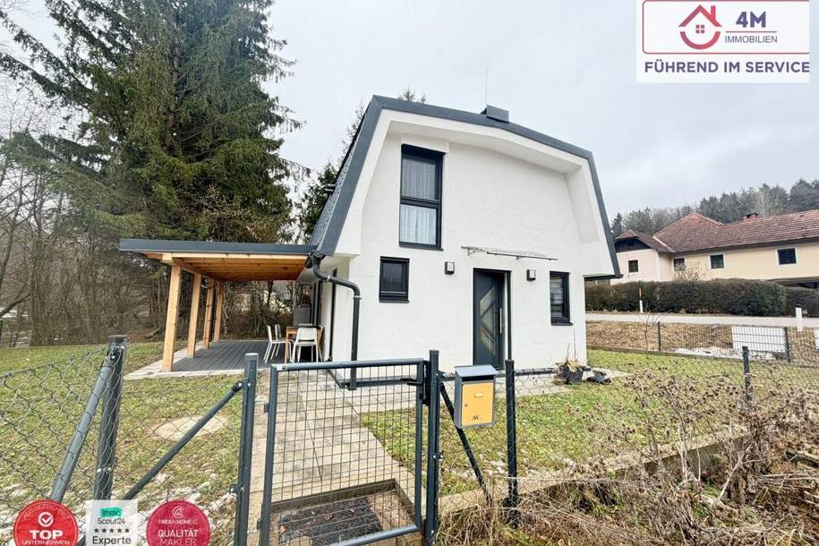 Charmantes Kleingartenhaus auf Baurechtsgrundstück in idyllischer Bachlage – 3150 Wilhelmsburg, Haus-kauf, 169.000,€, 3150 Sankt Pölten(Land)