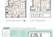 Neubau DG-Terrassenwohnung in Ruhelage | PKW-Stellplatz | 3 Min. zum Kutschkermarkt und zur U6 | 2 Min. zum Aumannplatz
