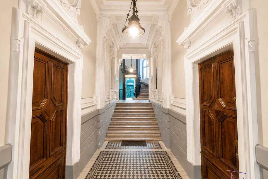 Mitten im Sechsten - exklusives DG-Penthouse mit 2 Terrassen & Kamin, Wohnung-kauf, 1.880.000,€, 1060 Wien 6., Mariahilf