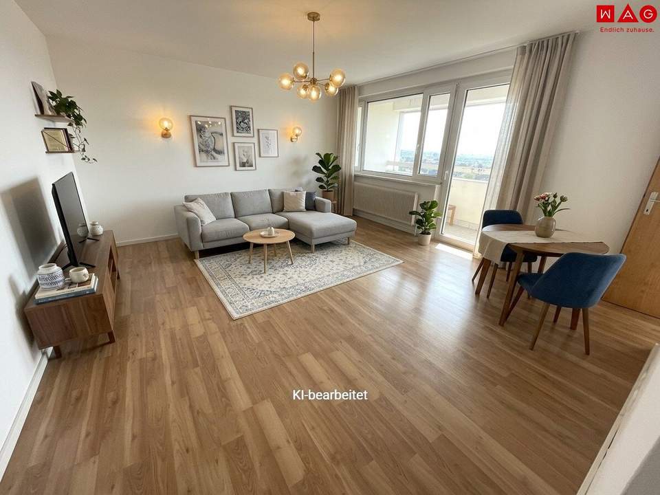 Wohnen mit Weitblick: 2-Zimmer-Wohnung in Linz/Spallerhof mit Loggia und Lift!