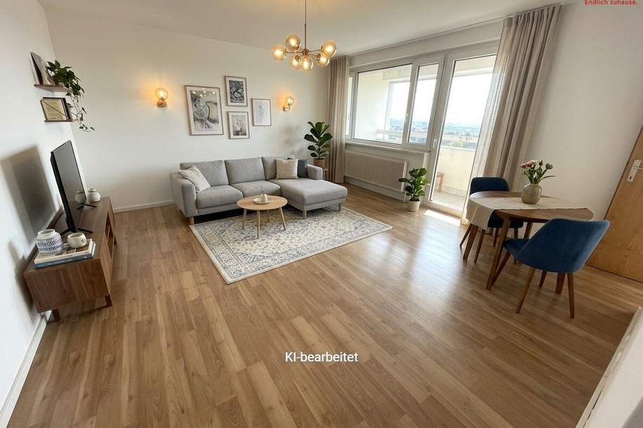 Wohnen mit Weitblick: 2-Zimmer-Wohnung in Linz/Spallerhof mit Loggia und Lift!, Wohnung-miete, 881,23,€, 4020 Linz(Stadt)