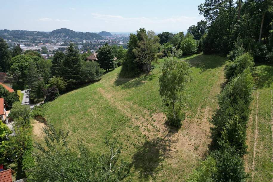 NEUER PREIS! Exklusives Grundstück in Graz-St. Veit – ruhige Sackgassenlage mit beeindruckendem Ausblick! Jetzt anfragen und Details anfordern!, Grund und Boden-kauf, 398.000,€, 8046 Graz(Stadt)