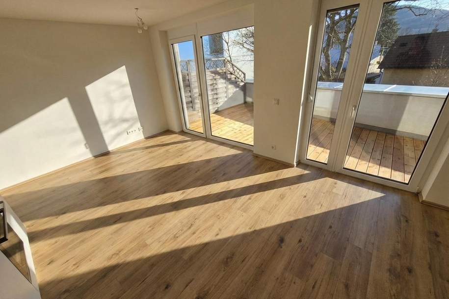 Geförderte Neubauwohnung mit Terrasse im 1. Stock, Wohnung-miete, 755,24,€, 8045 Graz(Stadt)