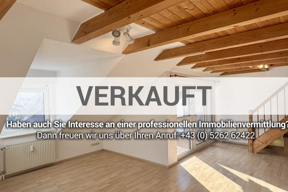 Licht, Luft &amp; Raum: Mansardenwohnung mit tollem Ausblick, Wohnung-kauf, 290.000,€, 6410 Innsbruck-Land
