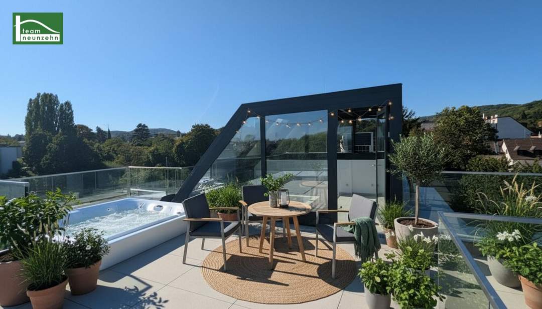 Neubau-Stadtvilla mit 3 Luxus-Wohnungen! Garten, Terrassen, Garage!