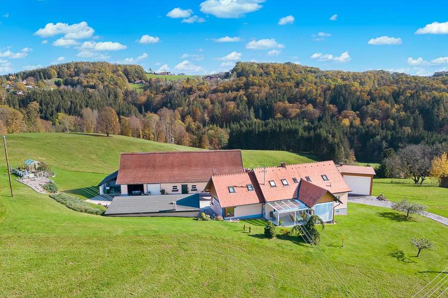Landwirtschaft in idyllischer Südwest-Hanglage, Gewerbeobjekt-kauf, 8302 Graz-Umgebung