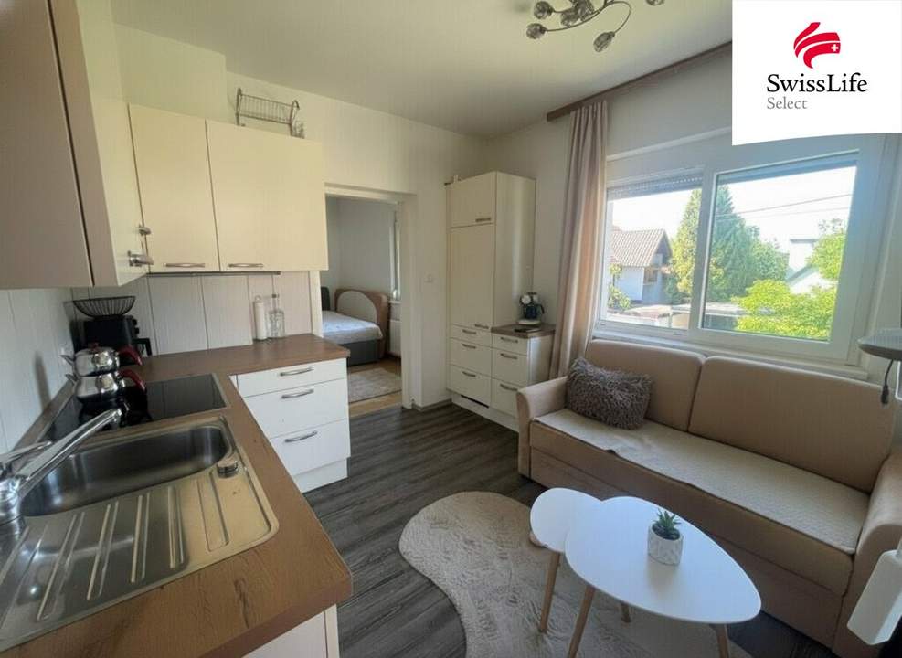 Smart investieren: Stylische Garcionnere mit Balkon mit fixer Rendite in Leonding
