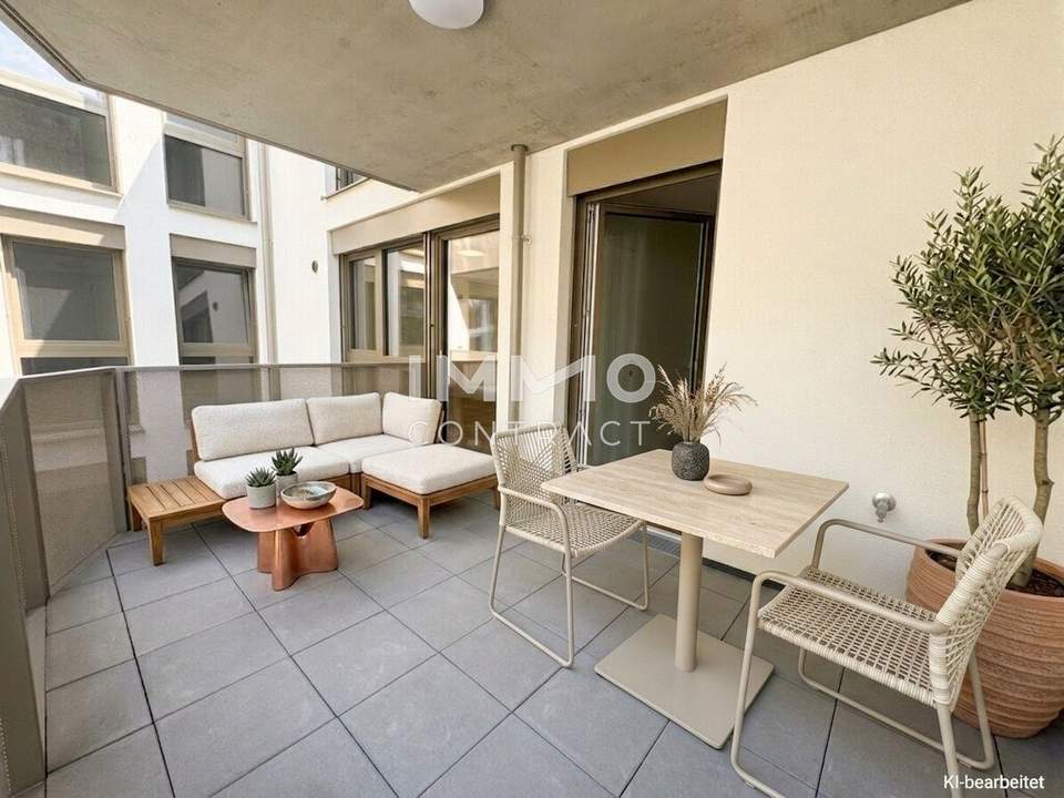 Preis-Hit: Hofseitige 2-Zimmer-Wohnung mit großem Balkon nahe Alte Donau &amp; U1
