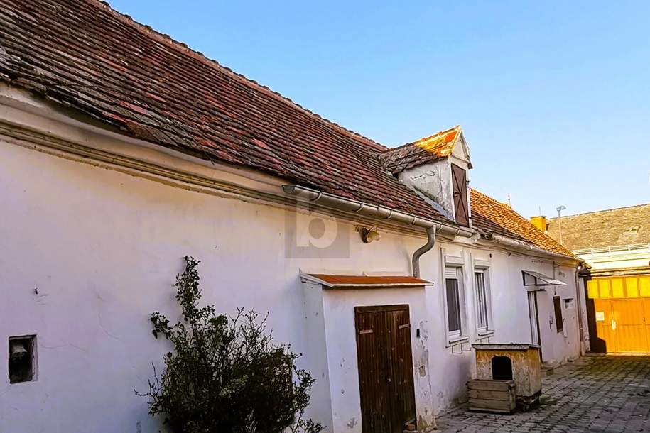 TRADITIONELLER STRECKHOF MIT GARTEN, SCHEUNE UND ZWEITER ZUFAHRT - BAURESERVE, Haus-kauf, 315.000,€, 7051 Eisenstadt-Umgebung