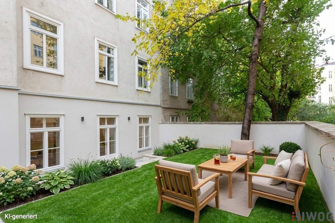 GARTENWOHNUNG | Komplett Hofseitig | Sanierungsbedürftiger Altbau | Nähe Einsiedlerpark, U4 Margaretengürtel, künftiger U2-Station Reinprechtsdorfer Straße
