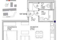 Q11 Leben in Simmering - 1-Zimmer-Wohnung mit Balkon und Deckenkühlung!