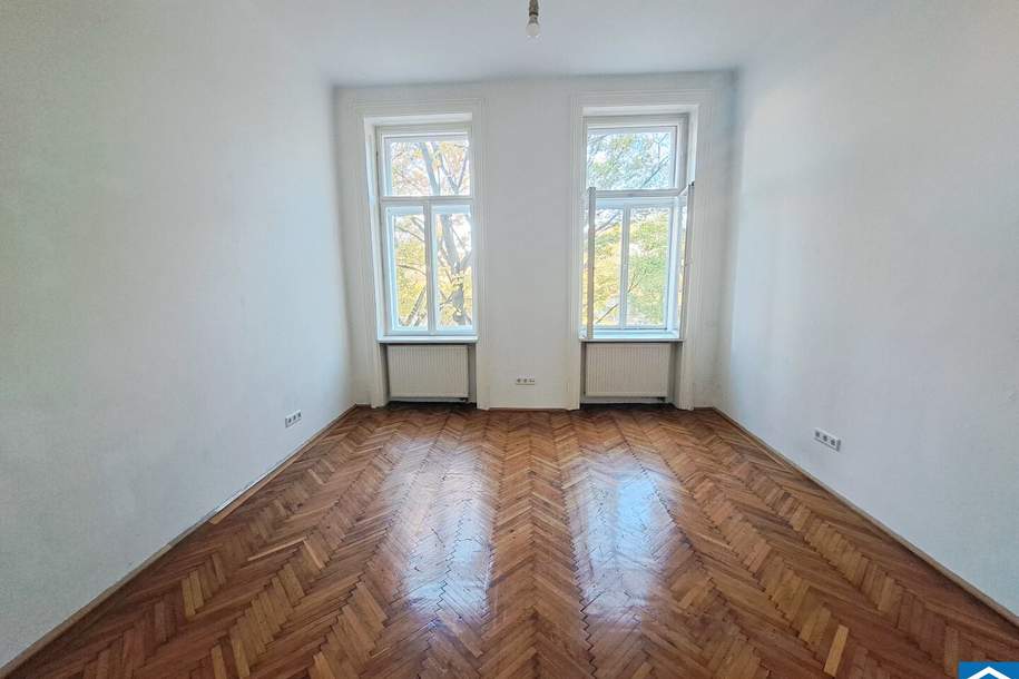 Stuwerviertel: 2 Zimmer-Altbauwohnung mit Parkblick, Wohnung-kauf, 299.000,€, 1020 Wien 2., Leopoldstadt