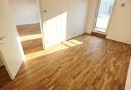 Klein in der Fläche - Groß im Lebensgefühl! Ideale Kleinwohnung mit sonniger Terrasse! TOP-Neubauprojekt im Grünen + Klimaaktiv Bronze + Wärmepumpe und Solaranlage + Garage + Beste Vermietbarkeit!