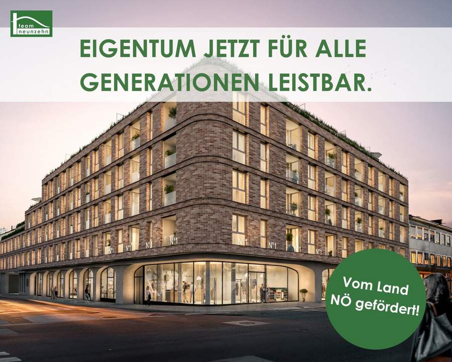 Eigentum jetzt noch leistbarer - Moderne Eigentumswohnungen im Herzen von Schwechat