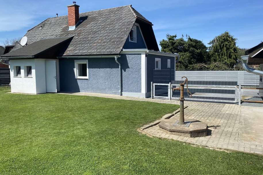 Tolles Mietwohnhaus mit Nebengebäude und Gartenhütte samt Sitzlaube an einer Sackgasse., Haus-miete, 999,00,€, 8552 Deutschlandsberg