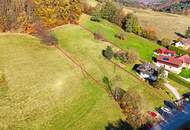 Großzügiges, naturnahes Grundstück in sonniger Ruhelage und mit herrlicher Aussicht