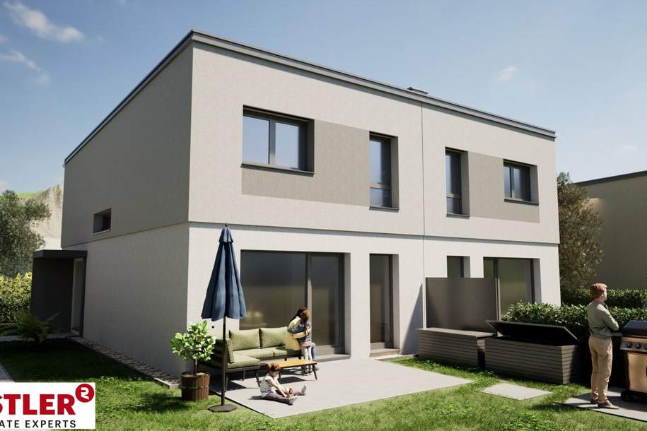 Provisionsfreie Einfamilien - und Doppelhaushälften in Großebersdorf, Haus-kauf, 596.000,€, 2203 Mistelbach