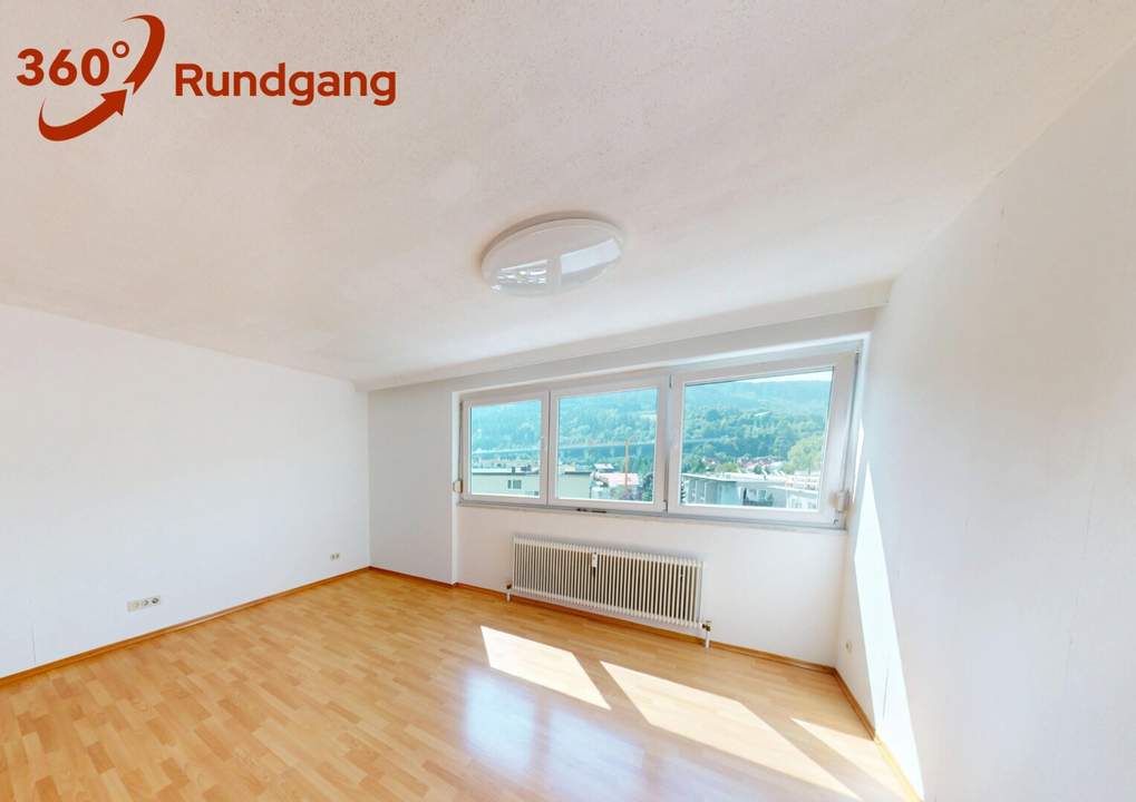 Hoch hinaus in Pradl – 3-Zimmer-Wohnung mit Südloggia & Bergblick