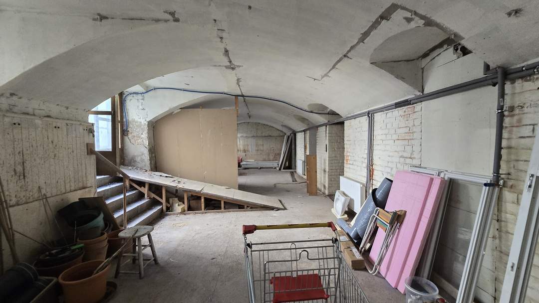 Innenhof Werkstätte Immobilie