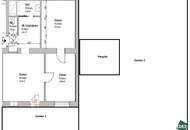 Erstbezug nach Sanierung: Hochwertig ausgestattete 3-Zimmer-Wohnung mit großem Garten und Pergola nahe Gersthof