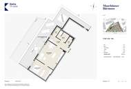 2 Zimmer Wohnung mit traumhafter 51m² großer Dachterrasse in Bürmoos!