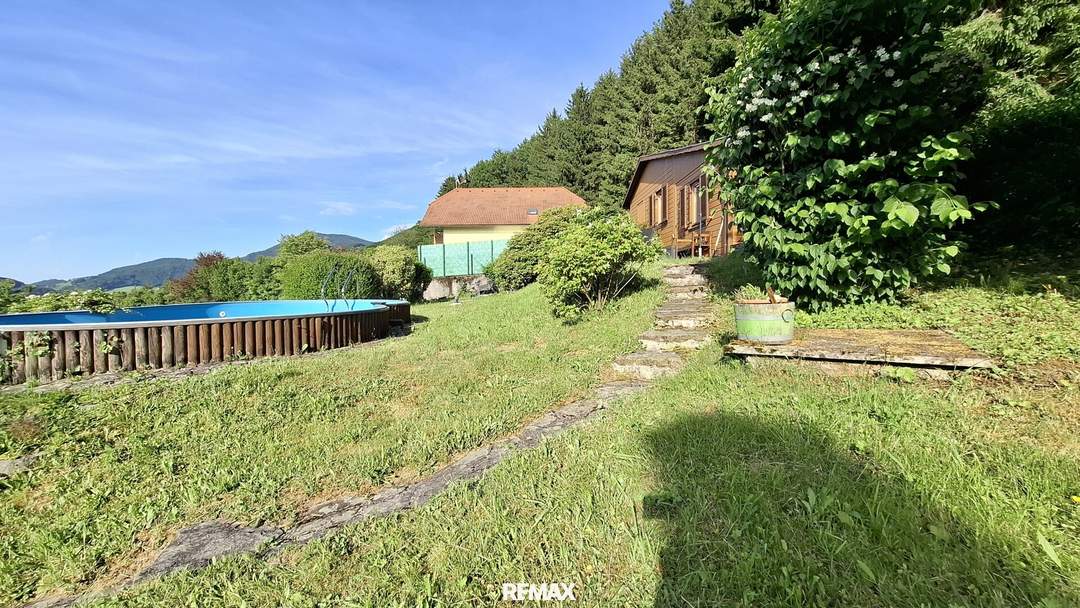 Erholung im Grünen oder Wohntraum verwirklichen – Grundstück mit Wochenendhaus in Kirchberg an der Pielach
