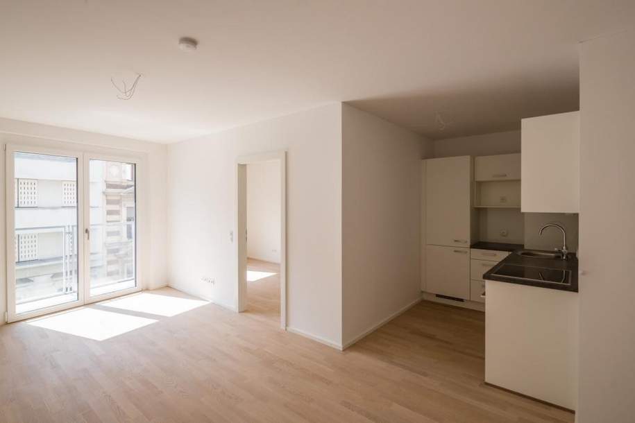 NEUWERTIG!! Moderne 2-Zimmer Wohnung mit hochwertiger Ausstattung - ab August!!, Wohnung-miete, 1.195,00,€, 1070 Wien 7., Neubau