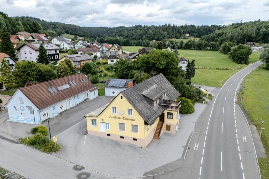Beliebtes Traditionsgasthaus mit viel Potenzial – Gasthaus „Tonipeter“ in Voitsberg-Lobming steht zum Verkauf, Gewerbeobjekt-kauf, 220.000,€, 8570 Voitsberg