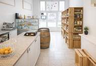 Außergewöhnliches Geschäftslokal mit charmanten Keller