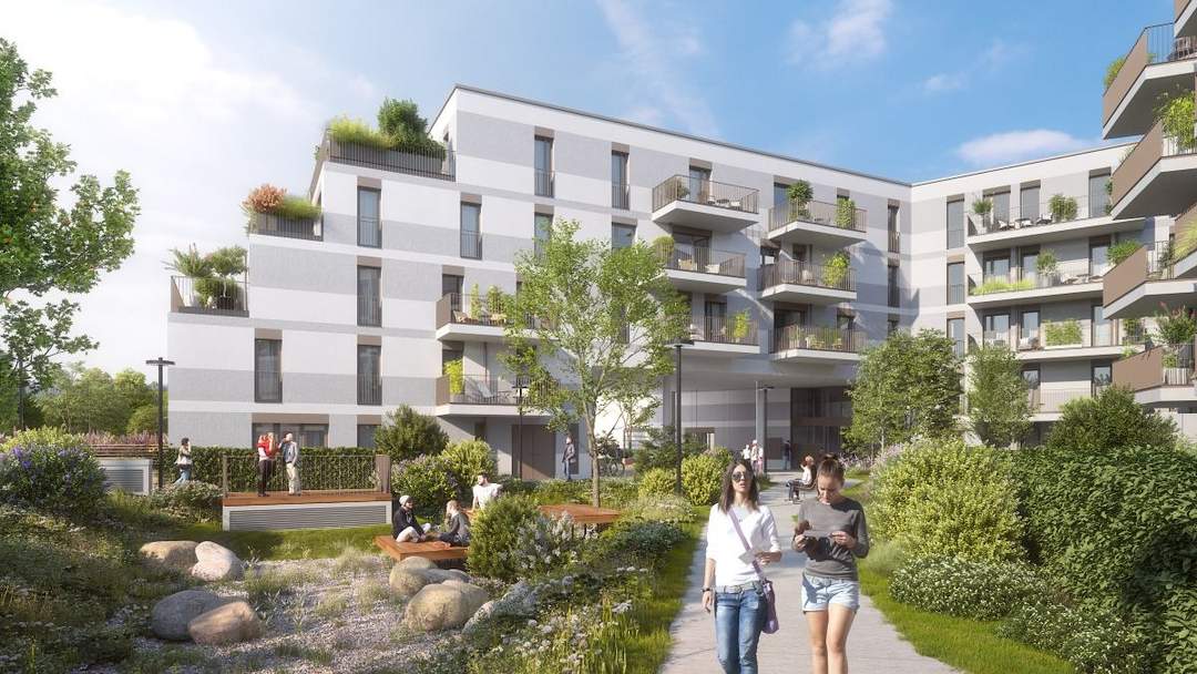 Obere Alte Donau - Neubau Erstbezug mit großer Terrasse, provisionsfrei