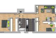 LOGGIAPARADIES MIT „HIER WILL ICH BLEIBEN" - EFFEKT