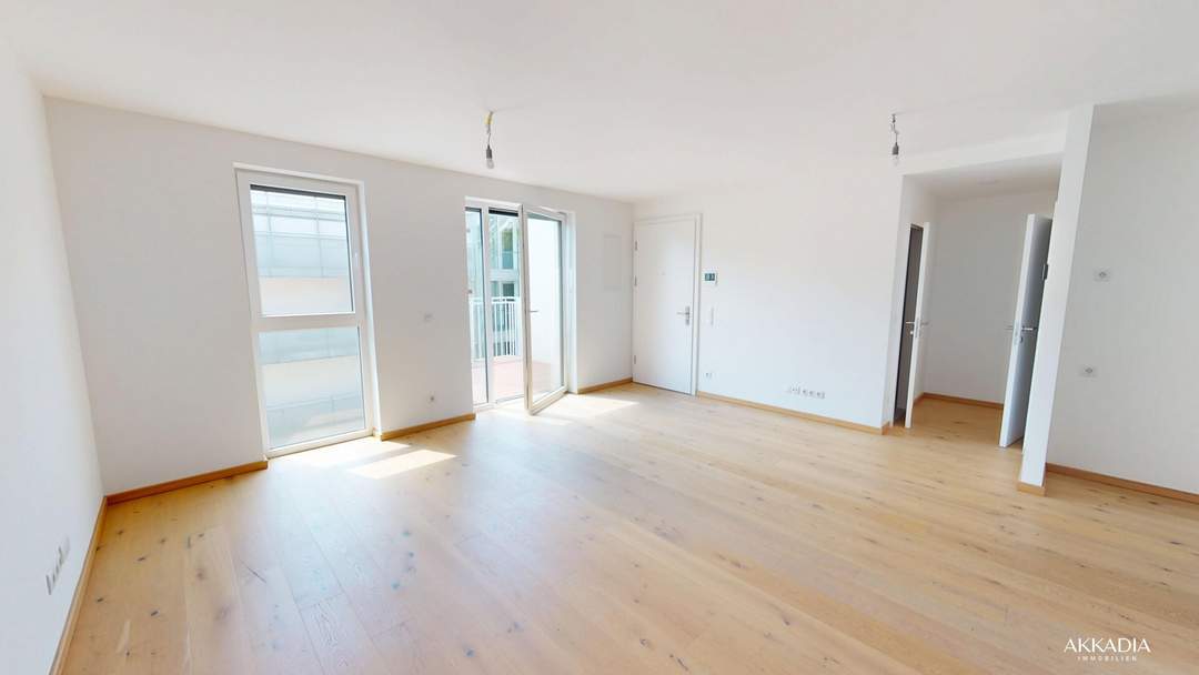 Moderne Dachgeschosswohnung mit Balkon in Brigittenau