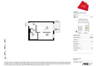 PROVISIONSFREI - 1,5-Zimmer-Wohnung mit Balkon - AM PARK