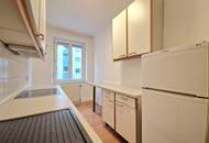 Zentral begehbare 2-Zimmer-Wohnung mit separater Küche neben Augarten und Donaukanal