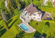 Private Estate Villa mit Fernblick | Privatwald | Virtual Tour | 4.200m2 Garten | 25 min. in den 1. Bezirk | Pool & Sauna