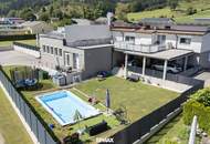 Hochwertige Wohnung mit 148 m² - Penthouseebene - Dachterrasse, Privatgarten und Pool