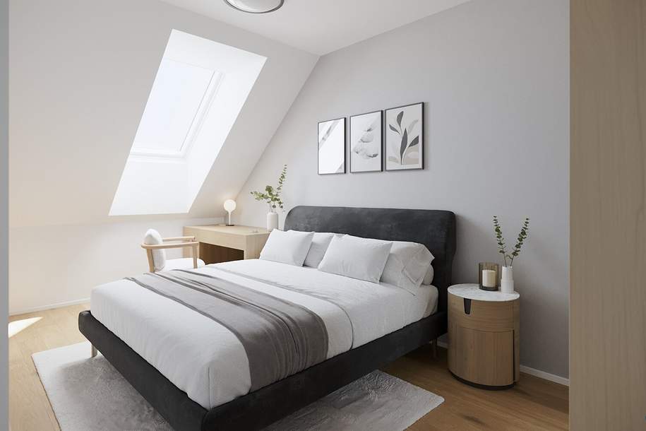 Eigentumswohnungen Projekt "Veritas" Dachgeschosswohnung Top 1/14, 2 oder 3 Zimmer, Wohnung-kauf, 286.500,€, 3430 Tulln