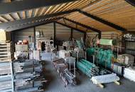 Betriebsgelände mit Halle in Untersiebenbrunn