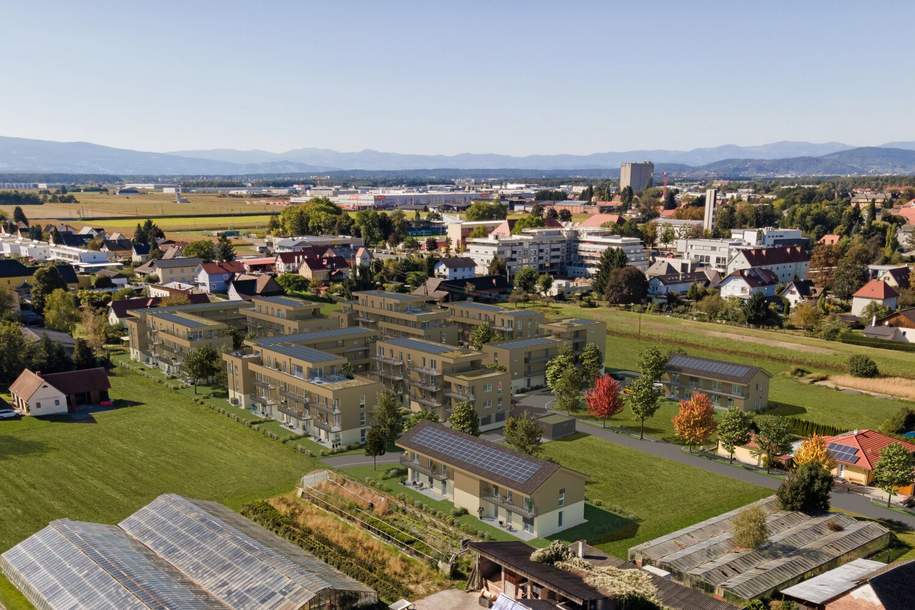 Gartenwohnung in Südausrichtung - moderne Bauweise und sehr gute Raumaufteilung - in Kalsdorf! PROVISIONSFREI! Finanzierung ohne Eigenkapital möglich, leistbare Rückzahlung mit angepasster Laufzeit!, Wohnung-kauf, 335.900,€, 8401 Graz-Umgebung