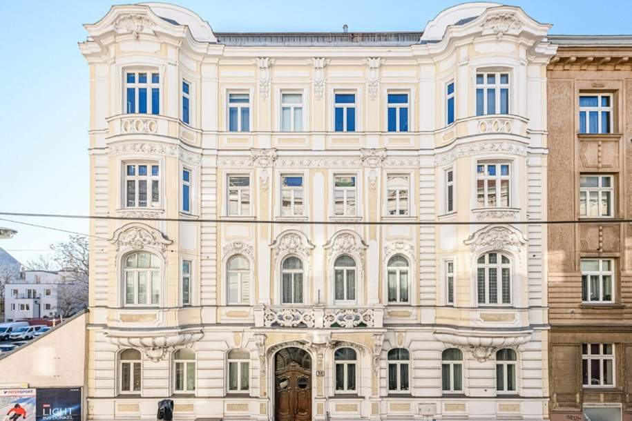 Unbefristet vermieteter Stil-Altbau 1.Min zum Schloß Schönbrunn | 100m zur U4, Wohnung-kauf, 161.280,€, 1120 Wien 12., Meidling