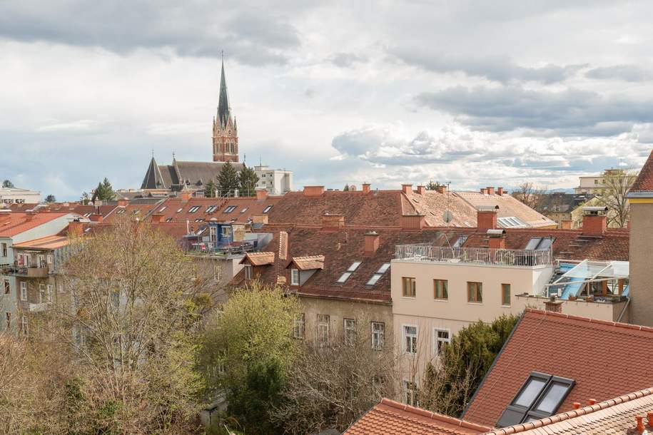 Sonnige 2-Zimmer-Wohnung in Toplage mit Traumaussicht, Wohnung-kauf, 163.000,€, 8010 Graz(Stadt)