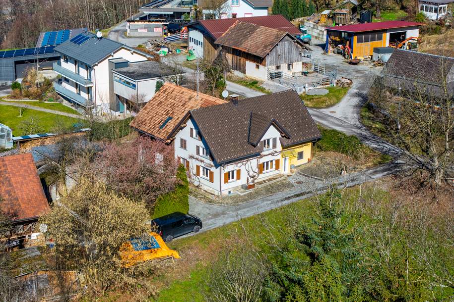 Einfamilienhaus in Ruhelage mit Potenzial: Sanierungsobjekt in Hohenems-Reute, Haus-kauf, 495.000,€, 6845 Dornbirn