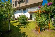 "Kaminfeuer trifft Gartentraum: Topmoderne Gartenwohnung im Wienerwald"