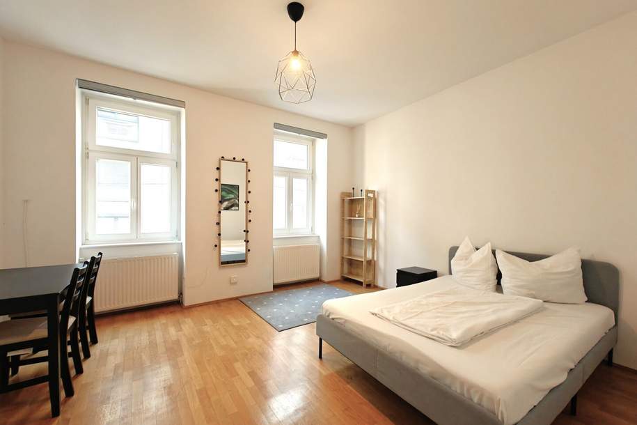 Nähe Jörgerbad: Einzugsbereit samt Möblierung + Perfekte Wohnlage + profitieren durch zukünftige U5 + kompakter Grundriss, Wohnung-kauf, 157.000,€, 1170 Wien 17., Hernals